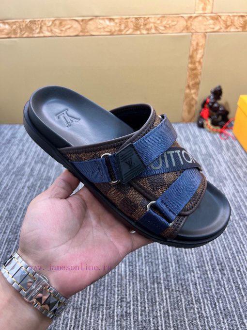 LV One Word Drag LOUIS VUITTON high-end slippers are created one-on-one by Ludeng Yiwei,Bran59wl70bw - Image 2