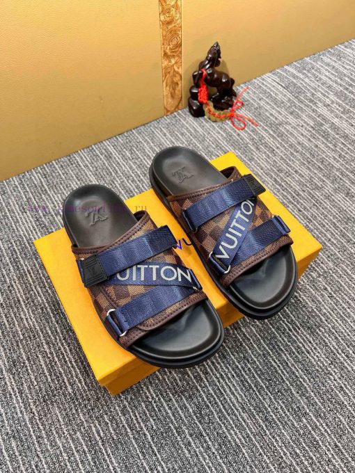LV One Word Drag LOUIS VUITTON high-end slippers are created one-on-one by Ludeng Yiwei,Bran59wl70bw - Image 3