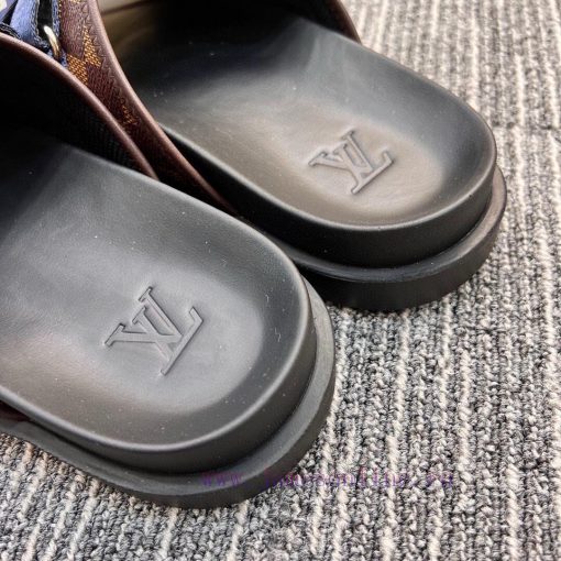 LV One Word Drag LOUIS VUITTON high-end slippers are created one-on-one by Ludeng Yiwei,Bran59wl70bw - Image 7