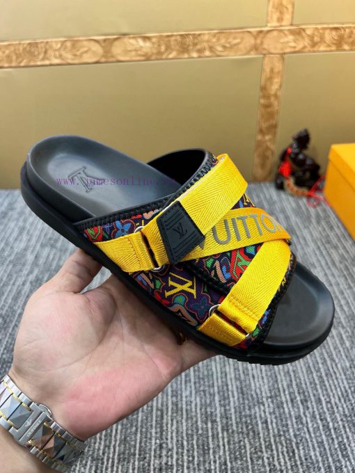 LV One Word Drag LOUIS VUITTON high-end slippers are created one-on-one by Ludeng Yiwei,Bran1jlrp8z5 - Image 2