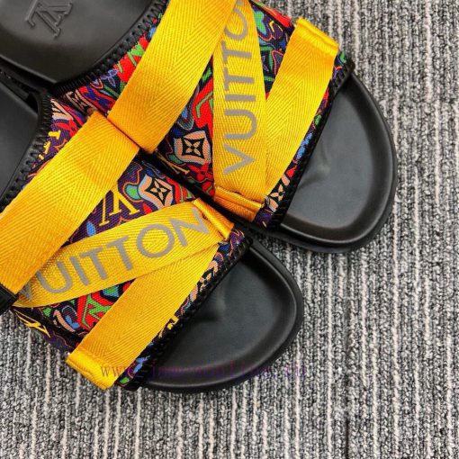 LV One Word Drag LOUIS VUITTON high-end slippers are created one-on-one by Ludeng Yiwei,Bran1jlrp8z5 - Image 6
