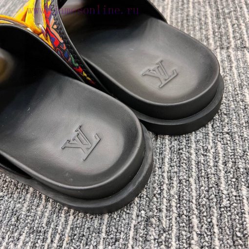 LV One Word Drag LOUIS VUITTON high-end slippers are created one-on-one by Ludeng Yiwei,Bran1jlrp8z5 - Image 7