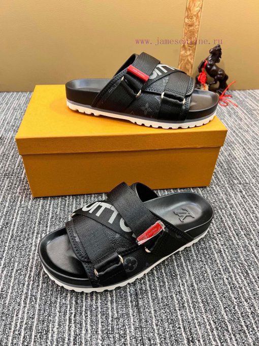 LV One Word Drag LOUIS VUITTON high-end slippers are created one-on-one by Ludeng Yiwei,Branlolgj4t7 - Image 4