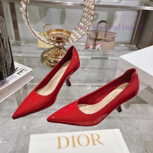 //Dior pointed high-heeled single shoesDior 2024 Summer New Marie Jean Exquisite High Heels dtauyvyl - Image 4