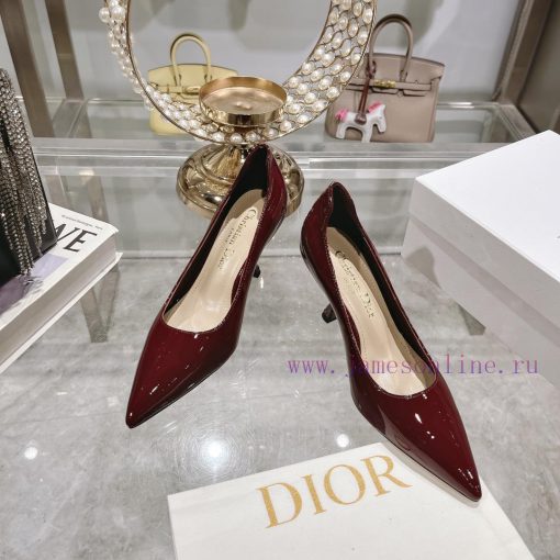 //Dior pointed high-heeled single shoesDior 2024 Summer New Marie Jean Exquisite High Heels uhmno2lr - Image 3