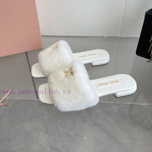 2 ⃣ ️0 ⃣ ️2 ⃣ ️4 ️⃣Miumi*ss New autumn and winter flat wool slippersTop tier—————————Zp's dew06zwjx6 - Image 3
