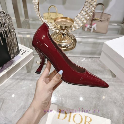 //Dior pointed high-heeled single shoesDior 2024 Summer New Marie Jean Exquisite High Heels uhmno2lr - Image 6