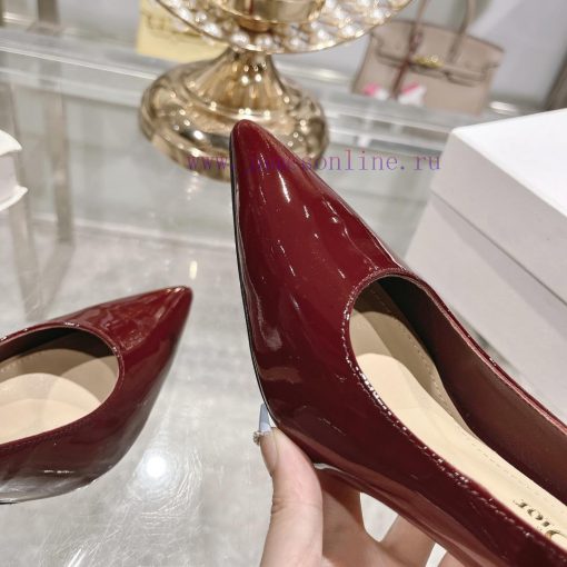 //Dior pointed high-heeled single shoesDior 2024 Summer New Marie Jean Exquisite High Heels uhmno2lr - Image 8