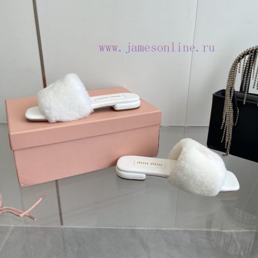 2 ⃣ ️0 ⃣ ️2 ⃣ ️4 ️⃣Miumi*ss New autumn and winter flat wool slippersTop tier—————————Zp's dew06zwjx6 - Image 9