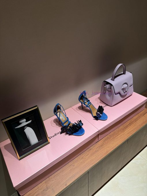 The mostAQUAZURA Big Pineapple Butterfly 🦋 Decorative high heels2024 Spring/Summer Butterflynitv4po0