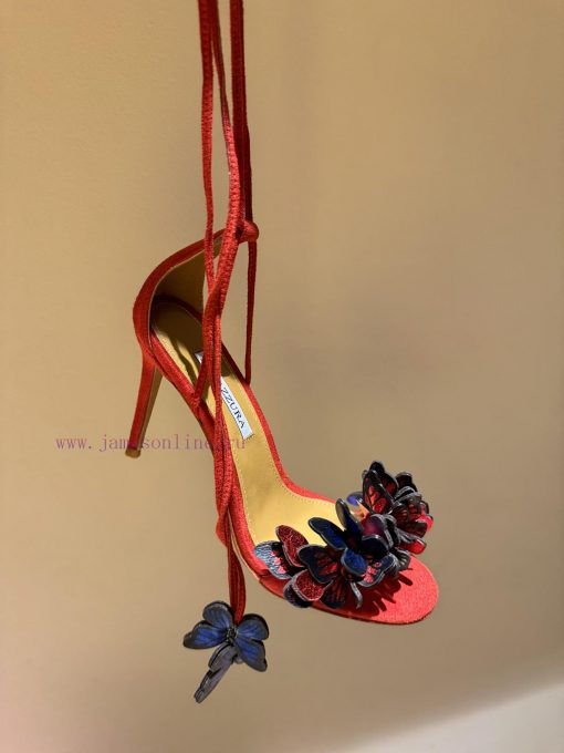The mostAQUAZURA Big Pineapple Butterfly 🦋 Decorative high heels2024 Spring/Summer Butterflyv8ed00aq - Image 9
