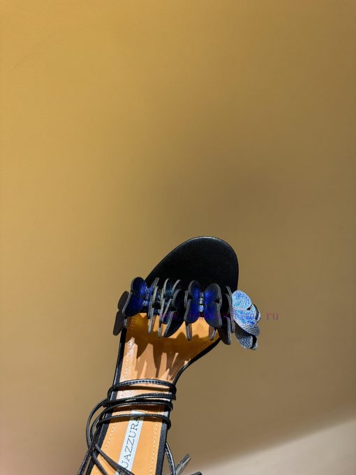 The mostAQUAZURA Big Pineapple Butterfly 🦋 Decorative high heels2024 Spring/Summer Butterflytyz9eqnk - Image 5