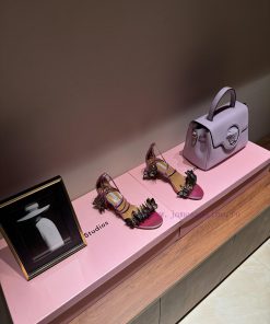 The mostAQUAZURA Big Pineapple Butterfly 🦋 Decorative high heels2024 Spring/Summer Butterfly2o7gv7w8