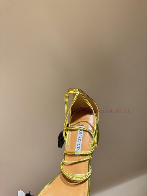 The mostAQUAZURA Big Pineapple Butterfly 🦋 Decorative high heels2024 Spring/Summer Butterflyrc7t7acp - Image 6
