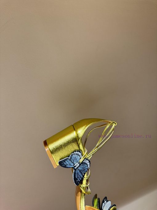The mostAQUAZURA Big Pineapple Butterfly 🦋 Decorative high heels2024 Spring/Summer Butterflyrc7t7acp - Image 8