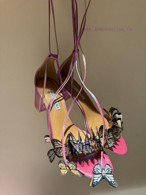 The mostAQUAZURA Big Pineapple Butterfly 🦋 Decorative high heels2024 Spring/Summer Butterfly2o7gv7w8 - Image 10