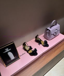 The mostAQUAZURA Big Pineapple Butterfly 🦋 Decorative high heels2024 Spring/Summer Butterflyzodgfpni