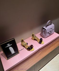 The mostAQUAZURA Big Pineapple Butterfly 🦋 Decorative high heels2024 Spring/Summer Butterflynoe3ej5i