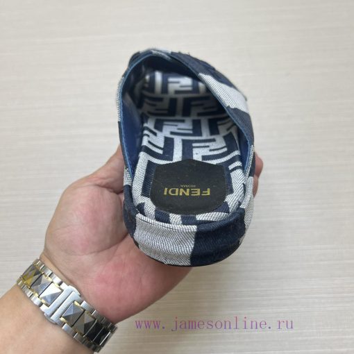 Couple styleFENDI's latest thick soled slippers for spring and summer, featuring an embroidenw1209cg - Image 8