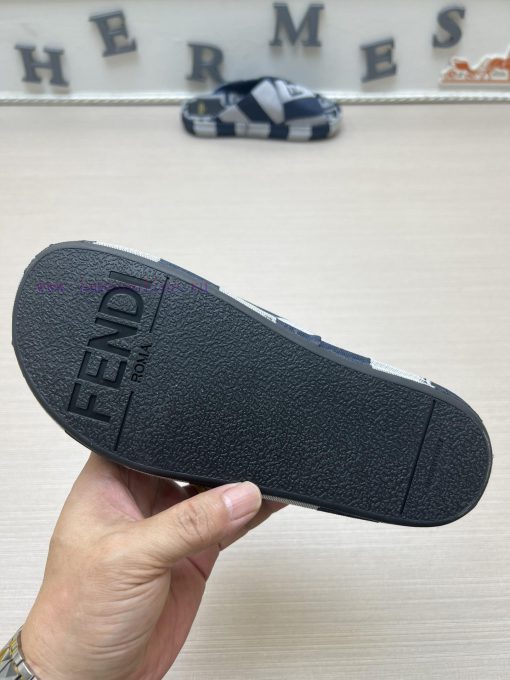 Couple styleFENDI's latest thick soled slippers for spring and summer, featuring an embroidenw1209cg - Image 10