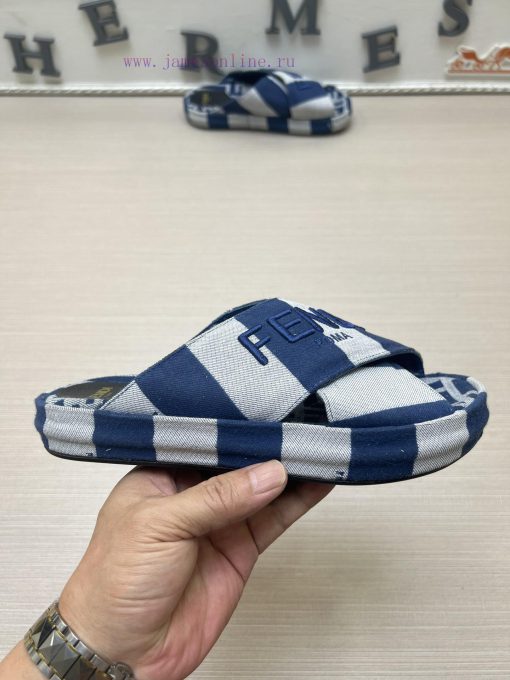 Couple styleFENDI's latest thick soled slippers for spring and summer, featuring an embroideku69qpo9 - Image 6