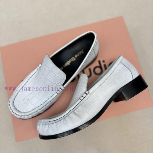 Acne Studios Top EditionThe latest hot stamping logo of the 24s loafer is simply beautiful t19x0704g - Image 6