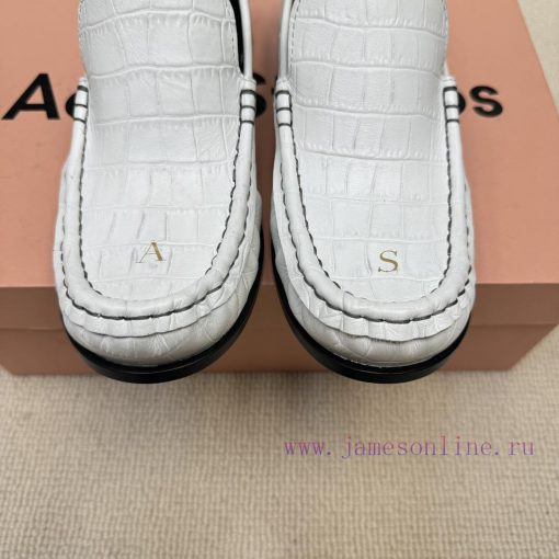 Acne Studios Top EditionThe latest hot stamping logo of the 24s loafer is simply beautiful t19x0704g - Image 9