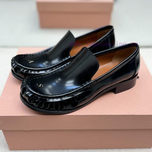 Acne Studios Top EditionThe latest hot stamping logo of the 24s loafer is simply beautiful tt7u314yo - Image 5