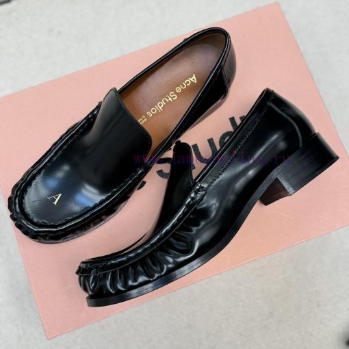 Acne Studios Top EditionThe latest hot stamping logo of the 24s loafer is simply beautiful tt7u314yo - Image 6