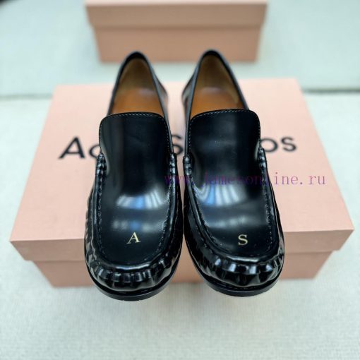 Acne Studios Top EditionThe latest hot stamping logo of the 24s loafer is simply beautiful tt7u314yo - Image 9