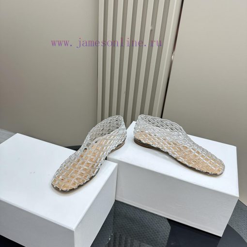 THE ROW24/Spring/Summer Jelly Sandals 🤎 Kendou Same Style ️️ Previous Minimalist Elegant Roum3m4qe1i - Image 4