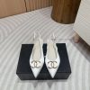 -24FW new Chanel pearl buckle flat/high-heeled sandalsDouble C color bead buckle design, suiwp6o63cn