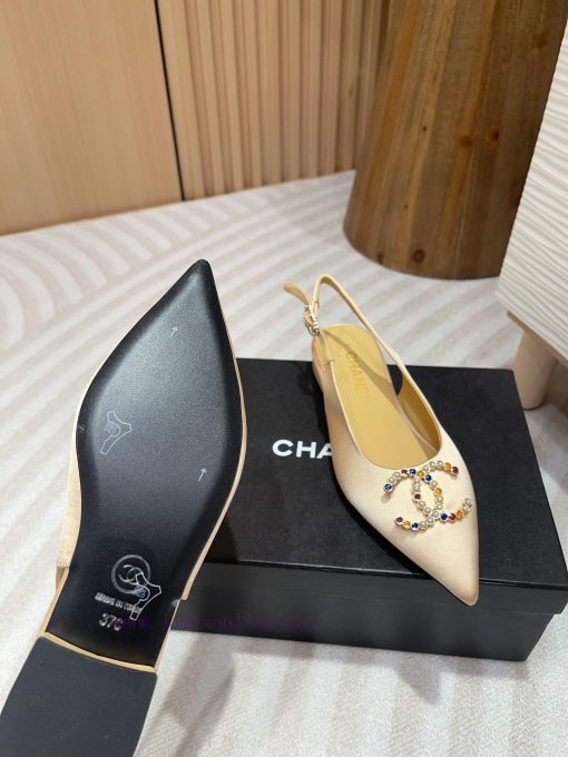 -24FW new Chanel pearl buckle flat/high-heeled sandalsDouble C color bead buckle design, suipcrvu956 - Image 7