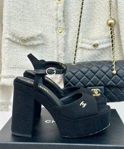 Chanel | Chanel 24P Spring/Summer New ProductsDouble C waterproof platform coarse heel sandaf413c8k7
