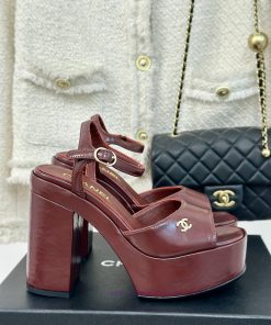 Chanel | Chanel 24P Spring/Summer New ProductsDouble C waterproof platform coarse heel sanda1w3dwwnx