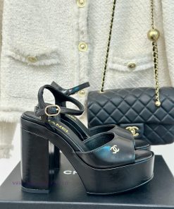 Chanel | Chanel 24P Spring/Summer New ProductsDouble C waterproof platform coarse heel sandazvad7d1t