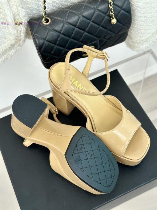 Chanel | Chanel 24P Spring/Summer New ProductsDouble C waterproof platform coarse heel sandahvpbf8lq - Image 10