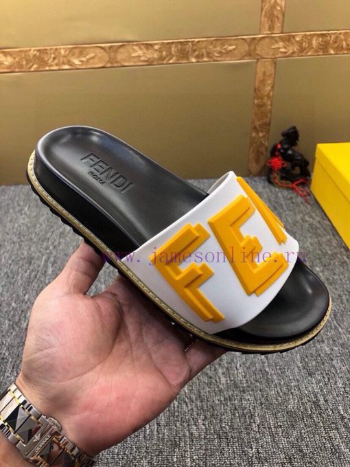 FENDI official website men's slippers and men's shoes are hot selling. The original version c55akjkc - Image 2