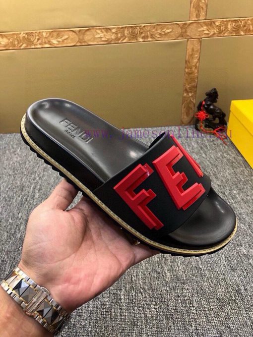 FENDI official website men's slippers and men's shoes are hot selling. The original version f3df2xk7 - Image 2