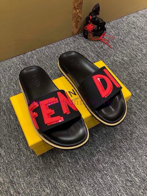 FENDI official website men's slippers and men's shoes are hot selling. The original version f3df2xk7 - Image 3