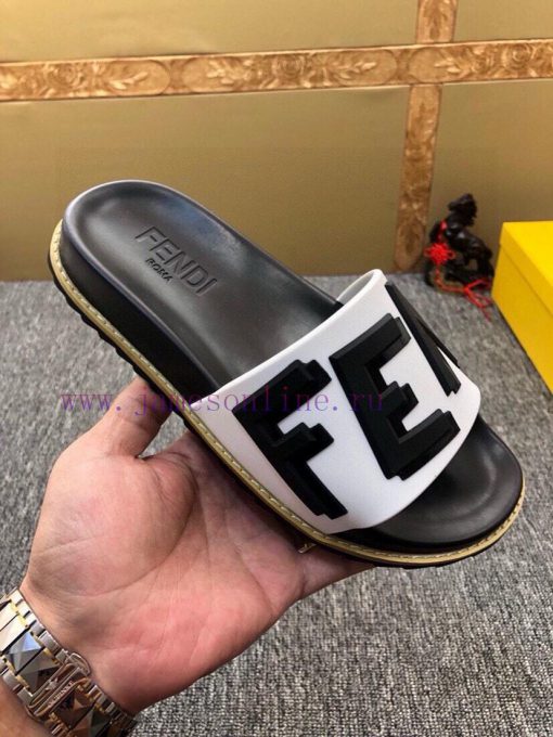FENDI official website men's slippers and men's shoes are hot selling. The original version sgzzv2x8 - Image 2