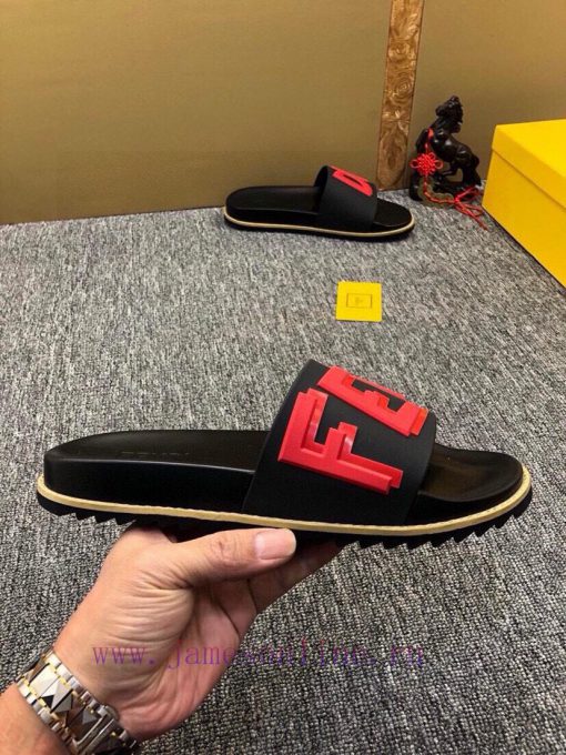 FENDI official website men's slippers and men's shoes are hot selling. The original version f3df2xk7 - Image 5
