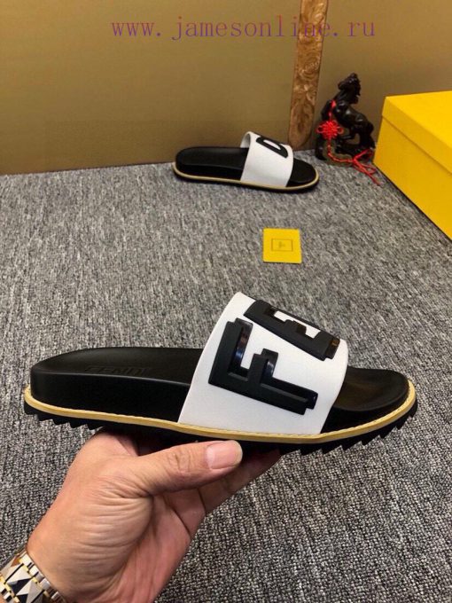 FENDI official website men's slippers and men's shoes are hot selling. The original version sgzzv2x8 - Image 5