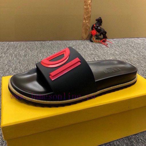 FENDI official website men's slippers and men's shoes are hot selling. The original version f3df2xk7 - Image 9