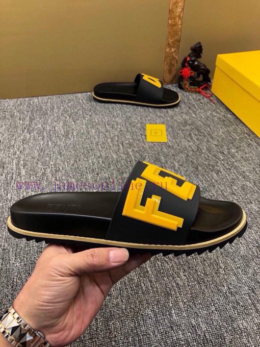 FENDI official website men's slippers and men's shoes are hot selling. The original version zielryhx - Image 5