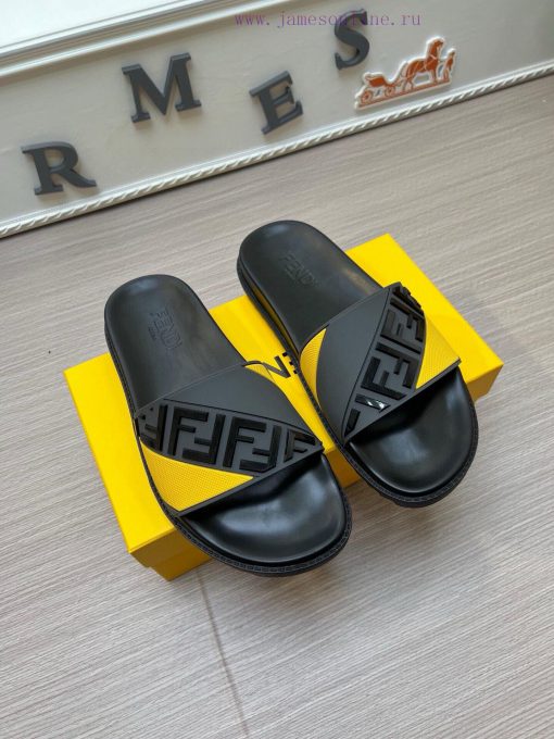 FENDI official website men's slippers and men's shoes are hot selling. The original version schhc0fq - Image 4
