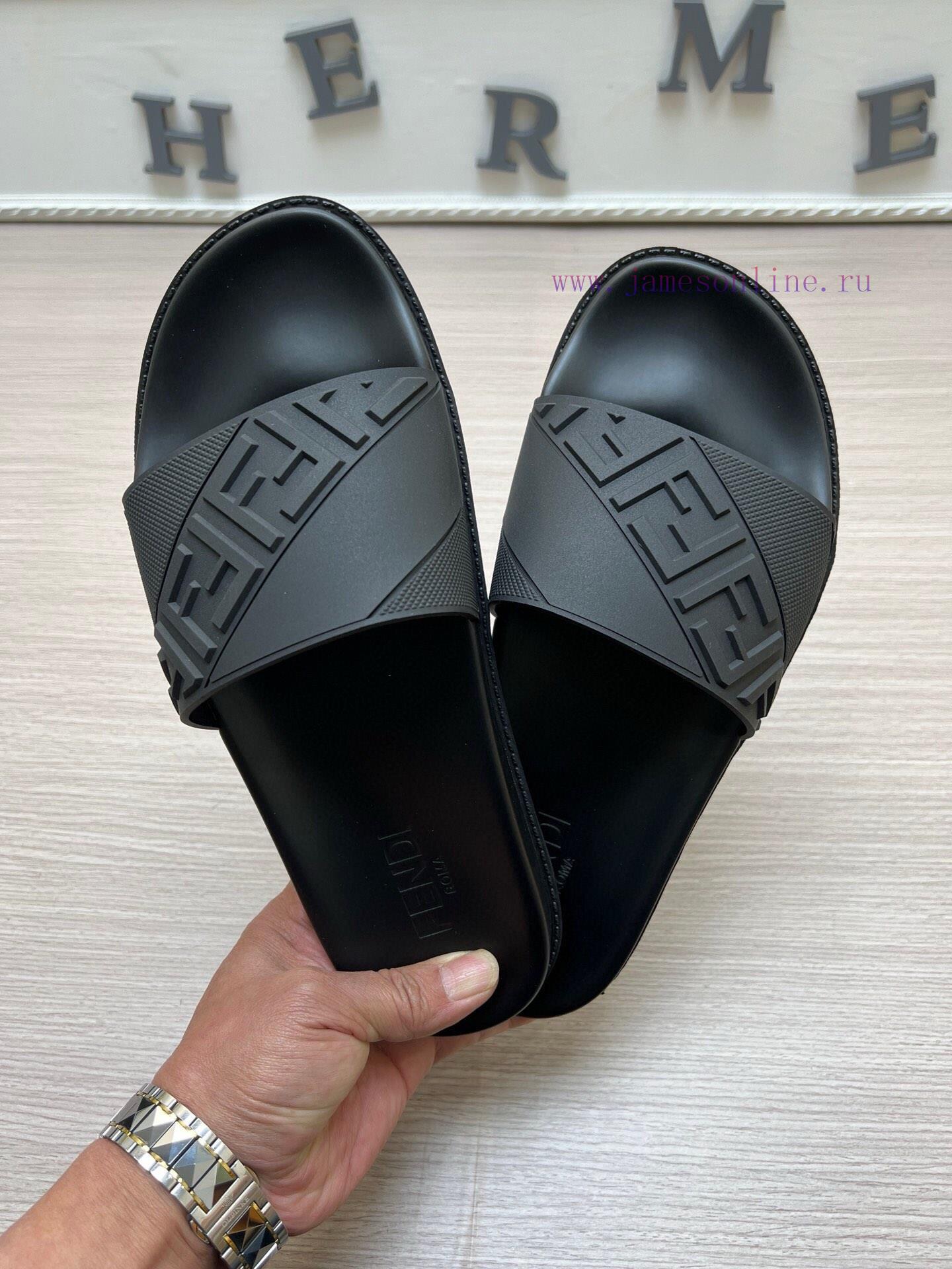 FENDI official website men's slippers and men's shoes are hot selling. The original version xttvmvu2 - Image 3