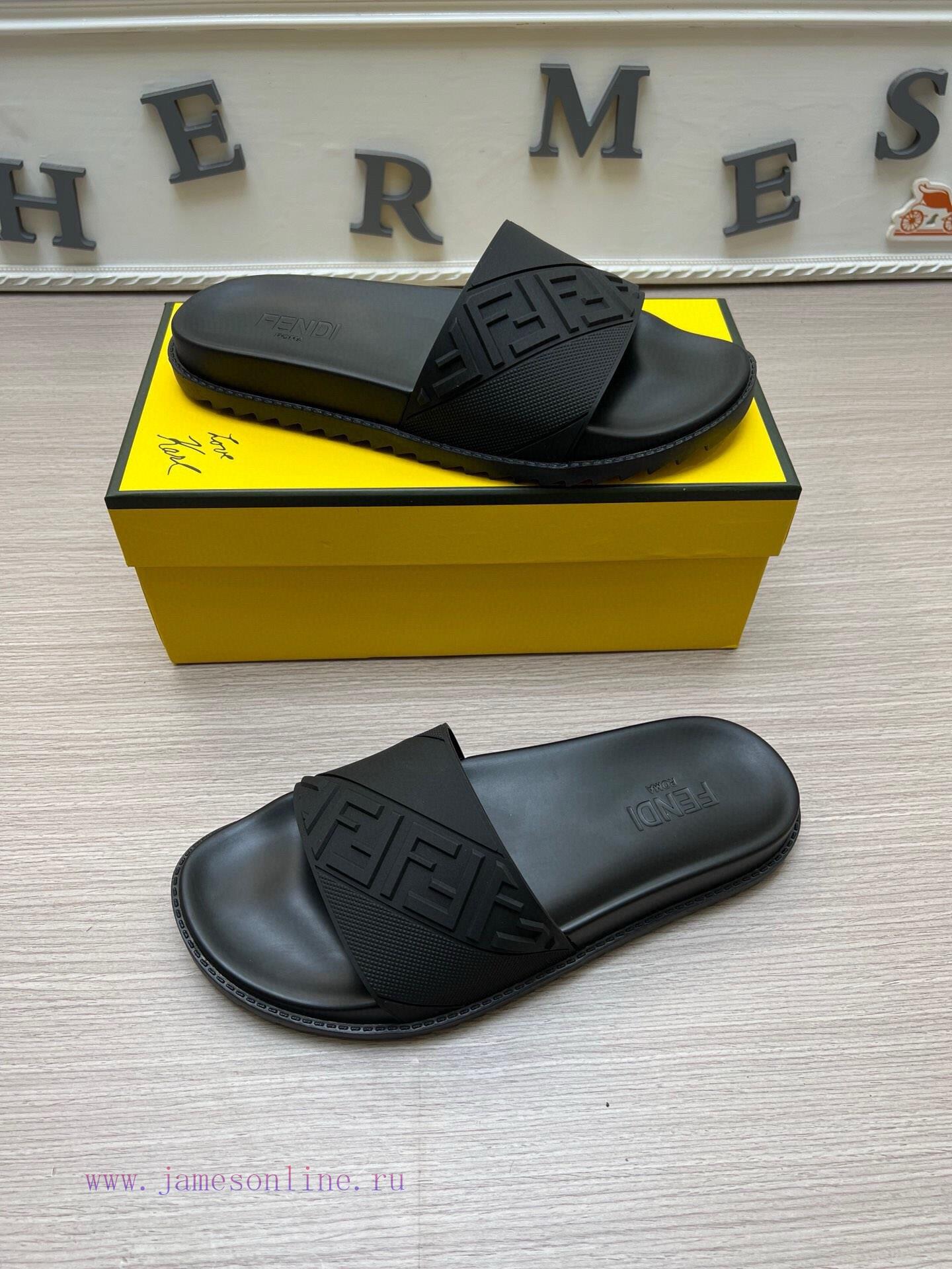 FENDI official website men's slippers and men's shoes are hot selling. The original version xttvmvu2 - Image 5
