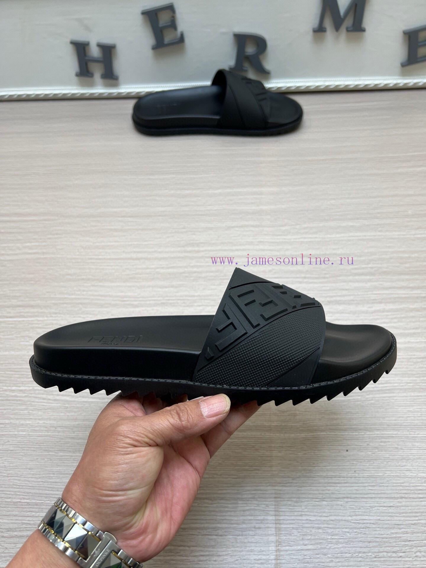 FENDI official website men's slippers and men's shoes are hot selling. The original version xttvmvu2 - Image 6