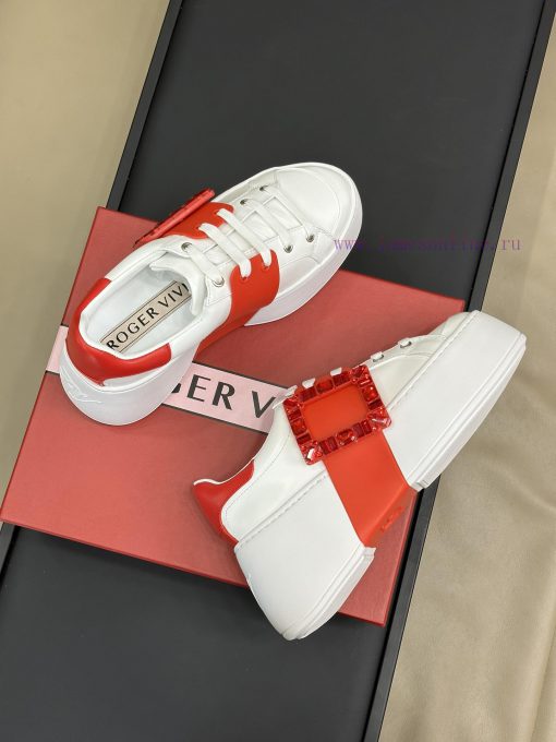 roger vivier ss24 new arrival-～The latest Viv's Skate diamond buckle thick soled casual shoeh9rrj2kn - Image 5